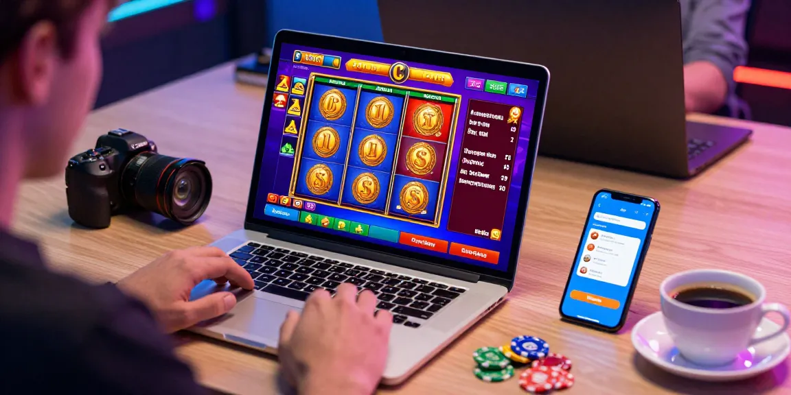 Pengalaman bermain terjun4d di desktop dengan permainan slot online yang menarik dan grafis berwarna-warni.