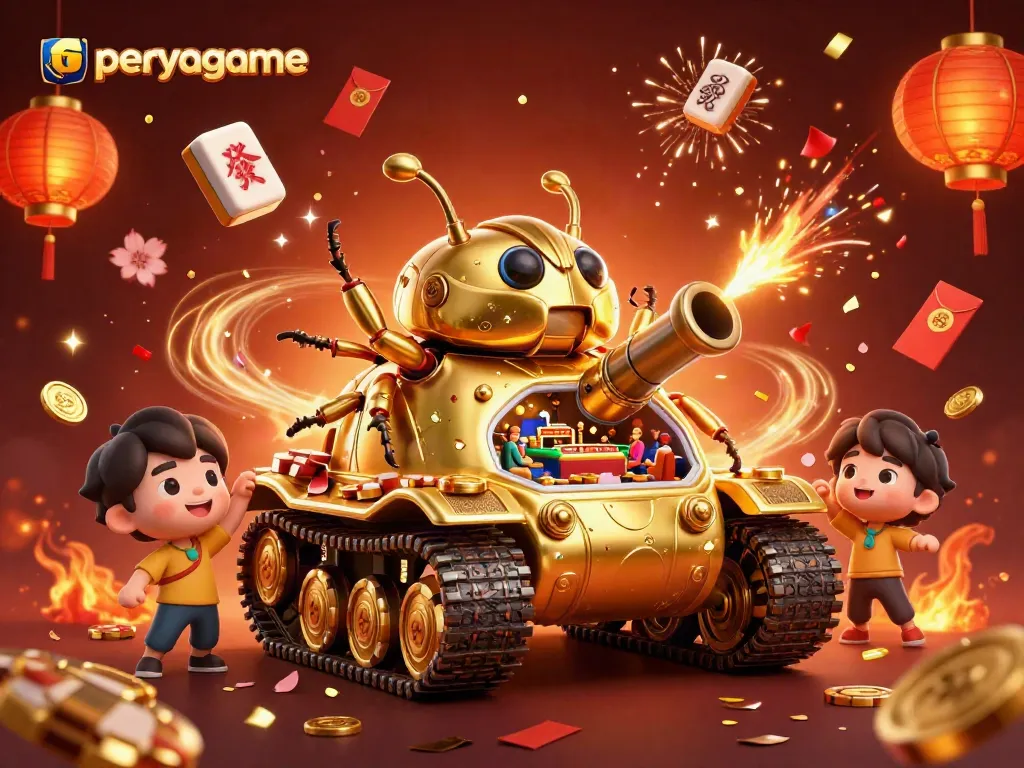 Engage with peryagame's vibrant casino adventure filled with confetti and exciting gaming elements.