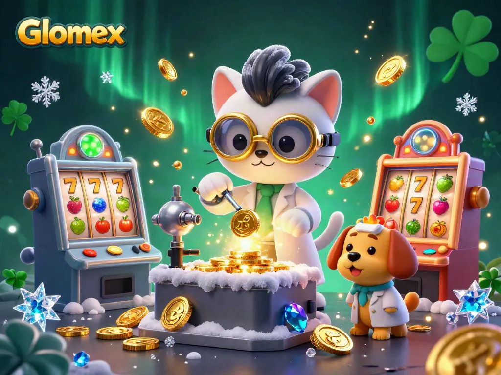 Join the fun with Glomex at the slot machines, where victory awaits with every spin!