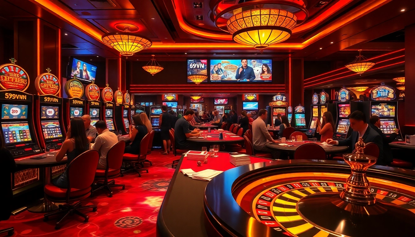Experience the thrill of winning at 69VN with vibrant slot machines and exciting casino games.