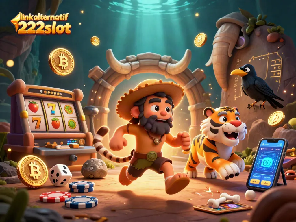 Mainkan link alternatif 222slot di kasino dengan dadu tulang dan chip kasino batu.