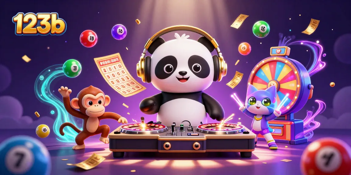 Engage with the vibrant 123b gaming scene featuring dynamic casino elements and lively characters.