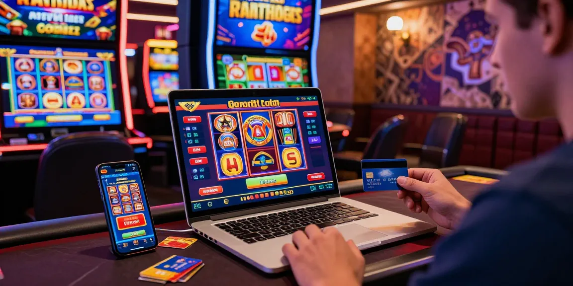 Credit card casino scene at https://scoarch.org.uk with vibrant gaming activities.