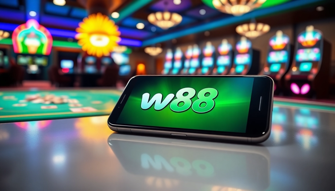เล่นเกม w88 มือถือ บนสมาร์ทโฟนในบรรยากาศคาสิโนที่หรูหรา