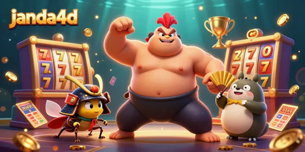 Menangkan jackpot di janda4d dengan ilustrasi kasino modern yang mengesankan.