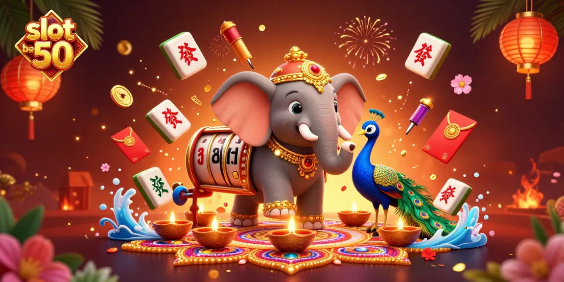 Experience excitement with slot bet 50 featuring colorful characters and vibrant casino elements.