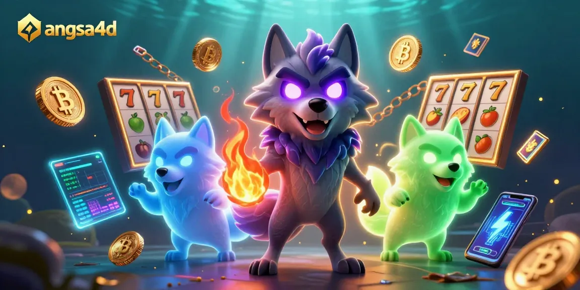 Engage with angsa4d's immersive slot experience featuring vibrant 3D characters and casino elements.