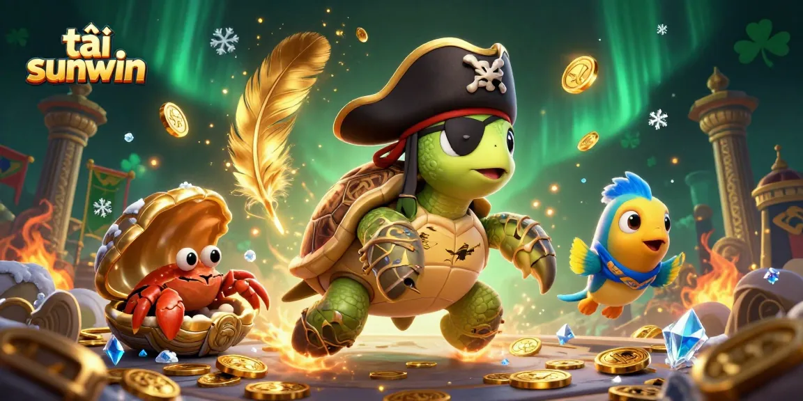 Engage with tải sunwin in an exciting underwater adventure filled with gold coins and treasures.