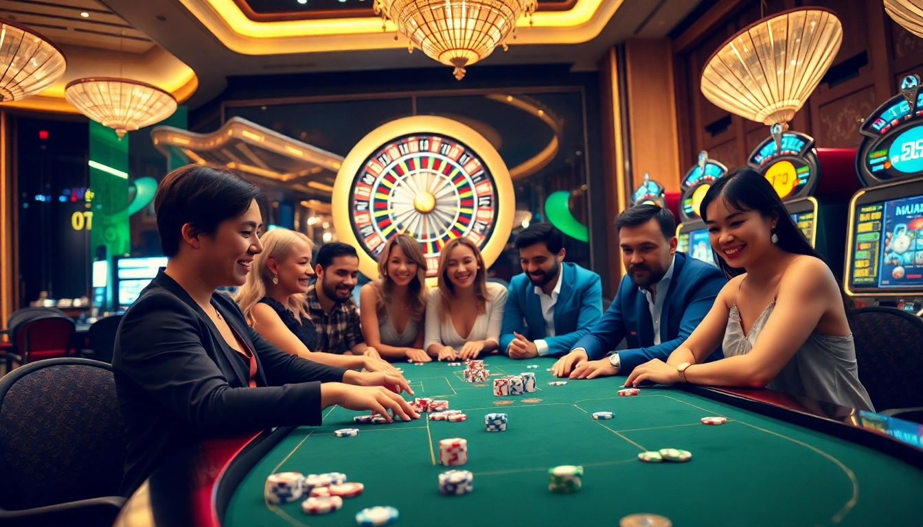 Experience the excitement of mm88 com with vibrant gambling action at a luxurious casino table.