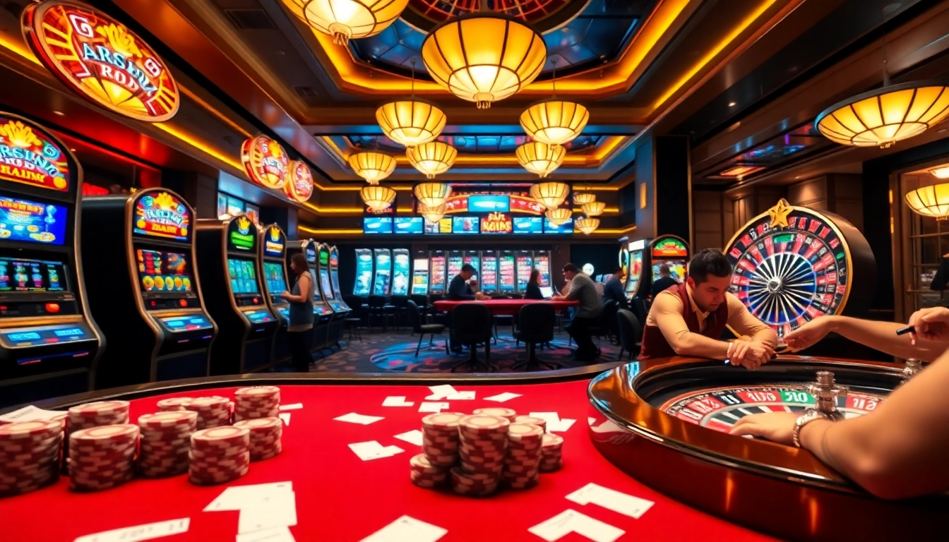 Experience the thrill of casino gaming at https://kjc.ad/ featuring dynamic slot machines, poker tables, and roulette wheels.