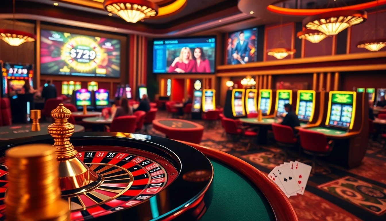 Experience excitement at ww88 with vibrant casino tables, sparkling slot machines, and engaged players.