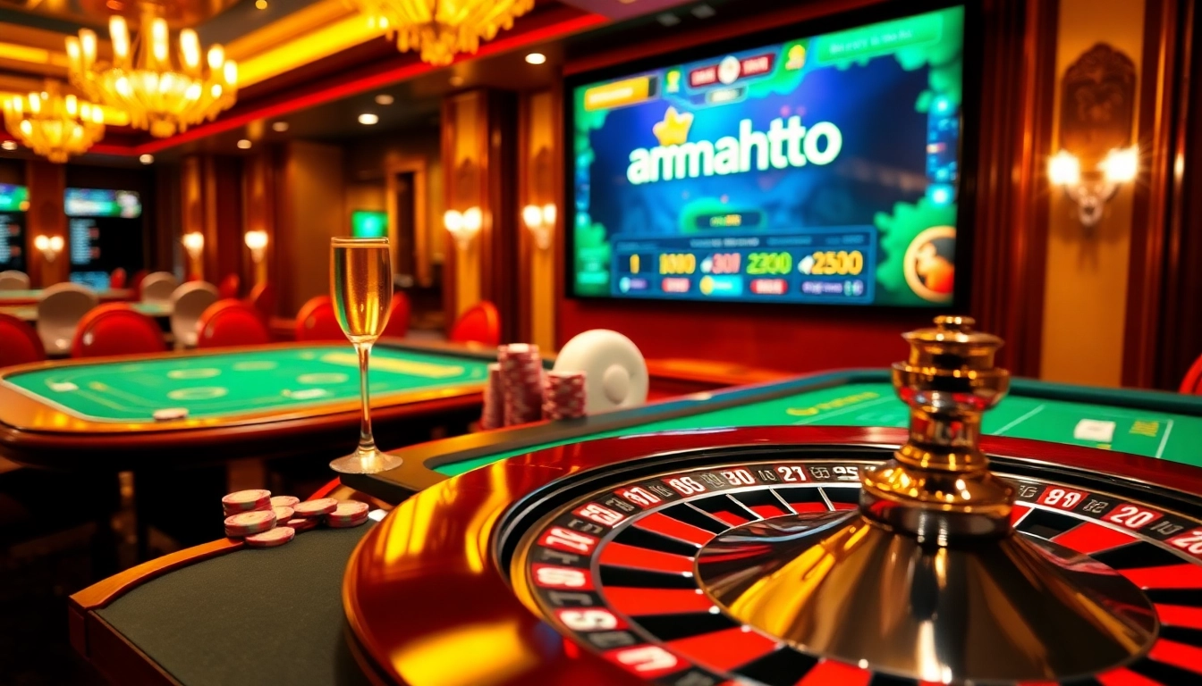 Experience the thrill of amanahtoto with exciting casino games and vibrant gambling visuals.