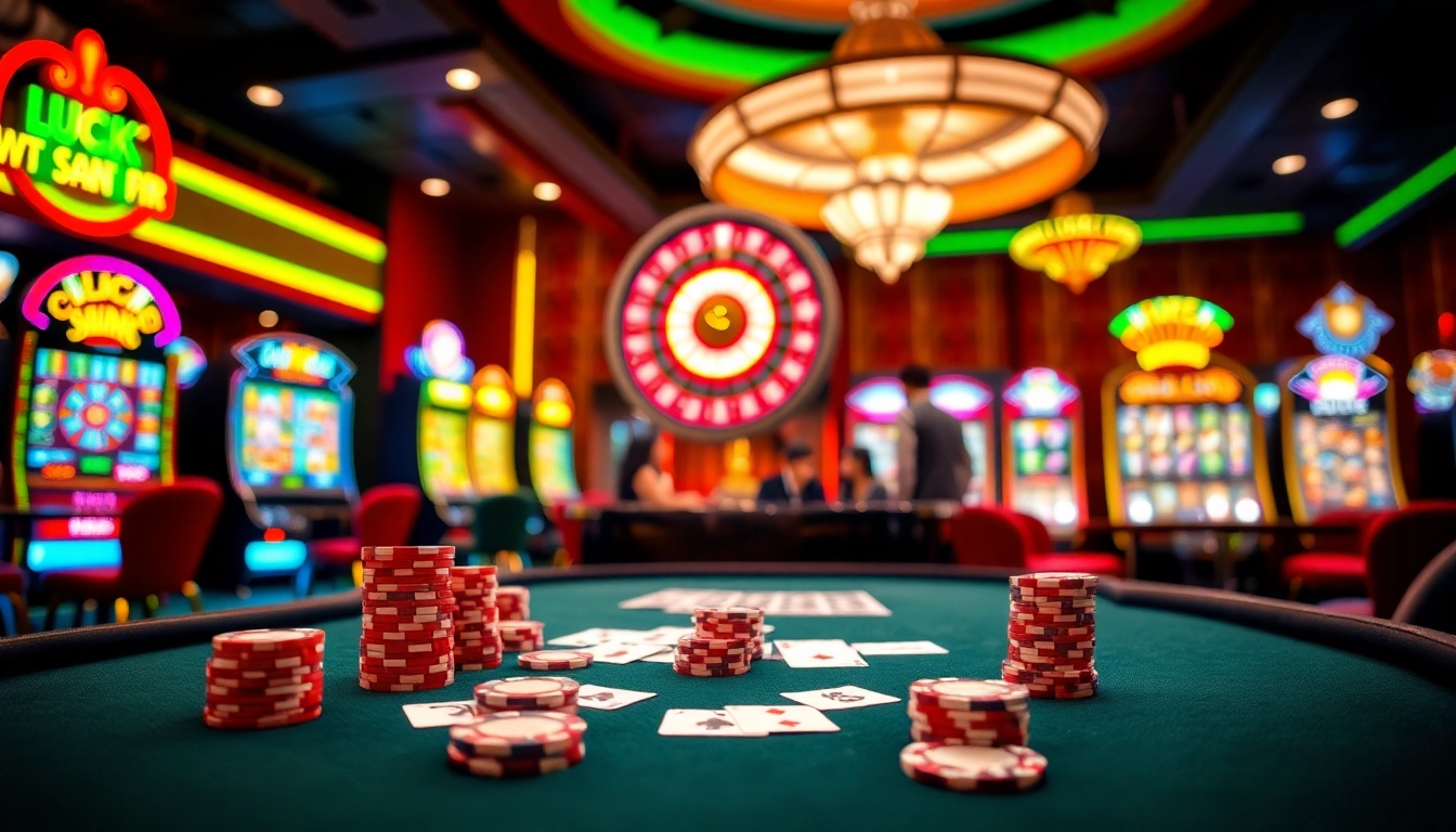 LUCK8 elevates the casino experience with vibrant gaming tables and exciting slot machines.